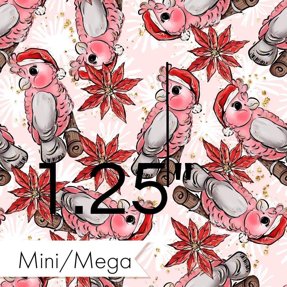 Christmas Design 147 Galah Fabric – custom printed pre-order fabric Australia | Fabric by Missy Rose