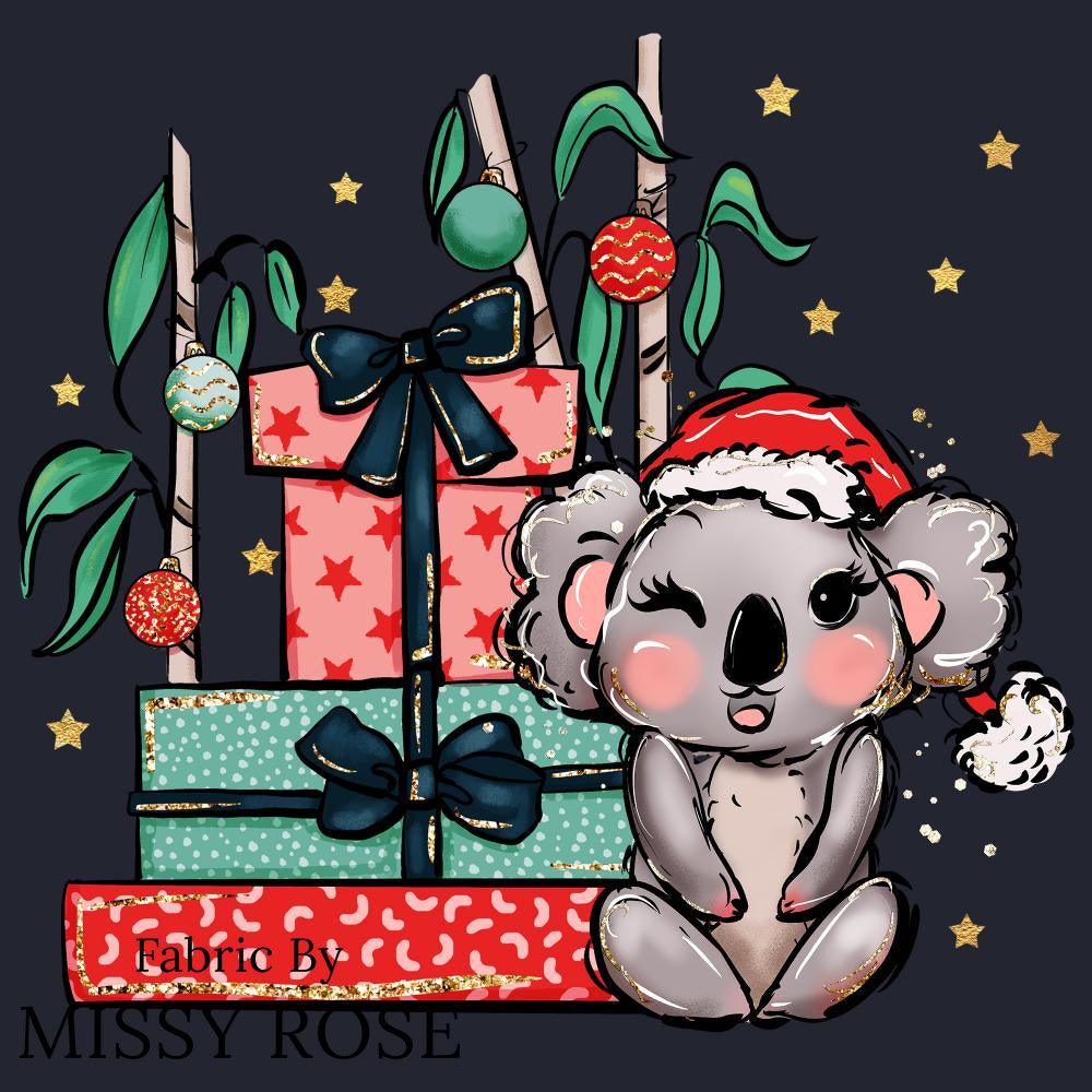 Christmas Design 149 Panel fabric – custom printed pre-order fabric Australia | Fabric by Missy Rose