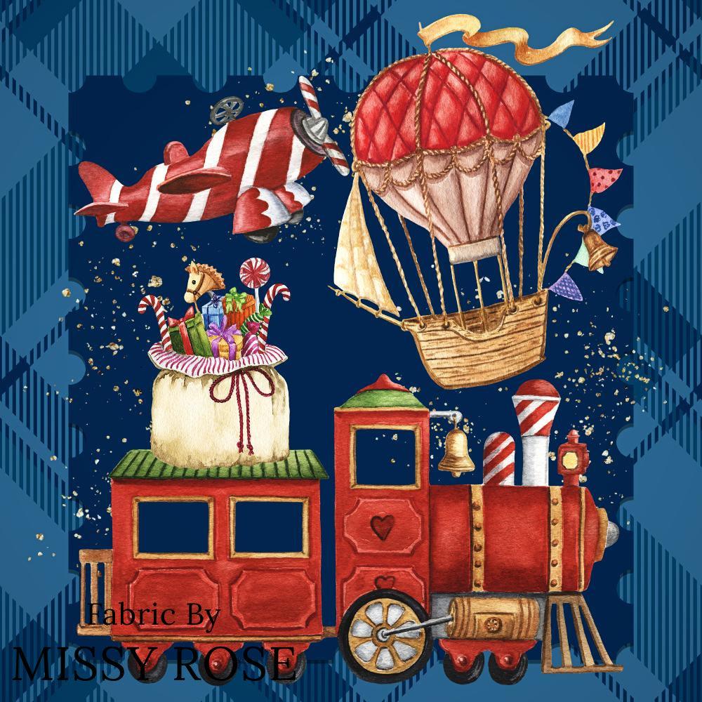 Christmas Design 151 Panel fabric – Australian custom printed fabric pre-order | Fabric by Missy Rose