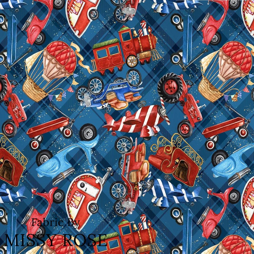 Christmas Design 151 Transport Fabric – Australian custom printed fabric pre-order | Fabric by Missy Rose