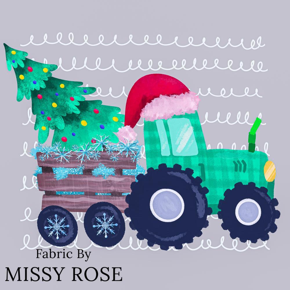 Christmas Design 152 Panel fabric – premium custom printed fabric for sewing | Fabric by Missy Rose
