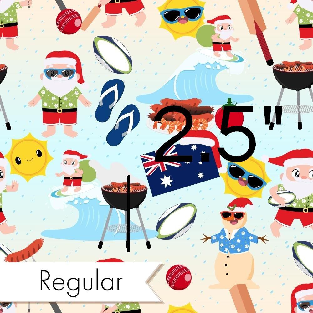 Christmas Design 153 Summer Fabric – custom printed pre-order fabric Australia | Fabric by Missy Rose