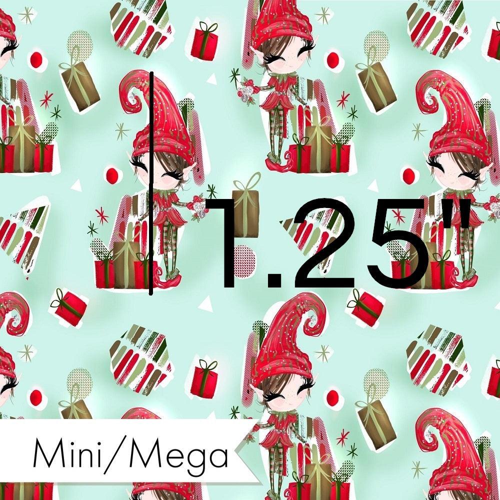 Christmas Design 157 Green Elf Fabric – custom printed pre-order fabric Australia | Fabric by Missy Rose