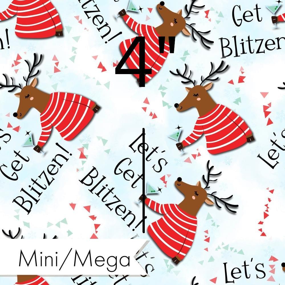 Christmas Design 158 Blitzen Fabric – made-to-order custom fabric by the metre | Fabric by Missy Rose