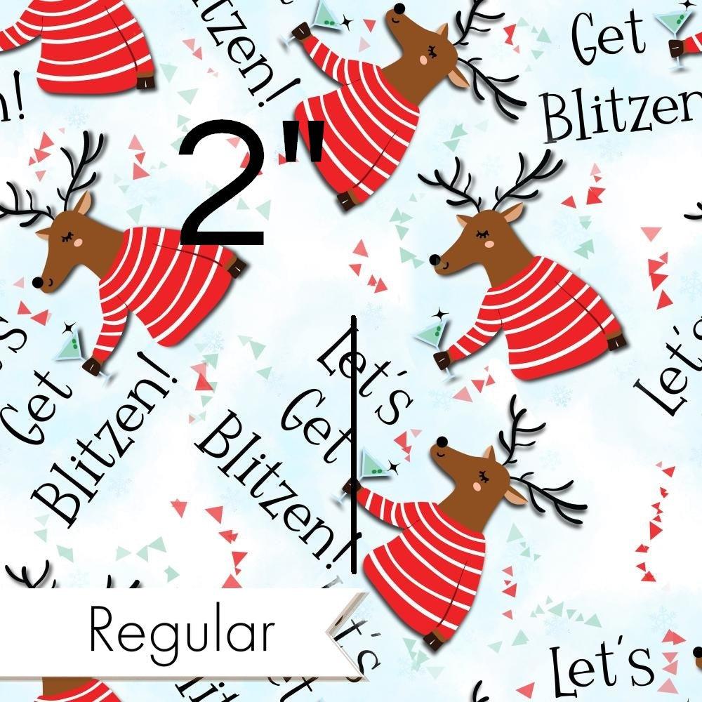 Christmas Design 158 Blitzen Fabric – custom printed pre-order fabric Australia | Fabric by Missy Rose