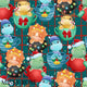 Christmas - Design 159 - Tea Dino Fabric