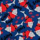 Christmas - Design 16 - Santa Jaws Fabric