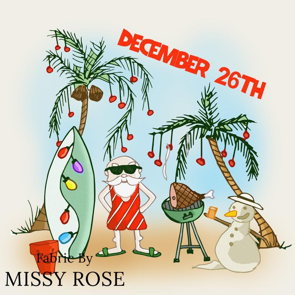 Christmas Design 161 Panel fabric – Australian custom printed fabric pre-order | Fabric by Missy Rose