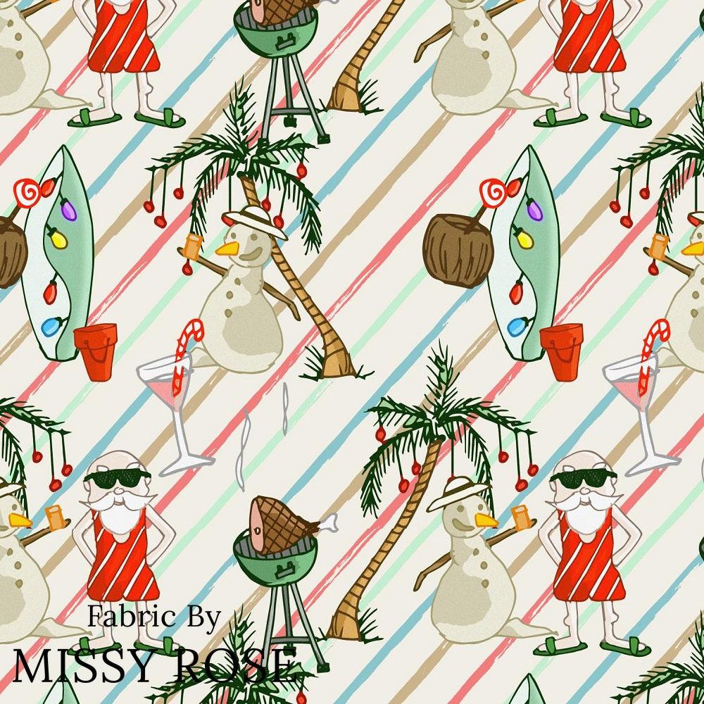 Christmas Design 161 Tropical Fabric – pre-order designer fabric Australia | Fabric by Missy Rose