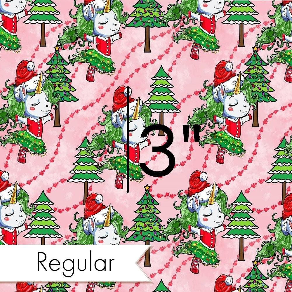Christmas Design 162 Dancing Unicorn Fabric – pre-order designer fabric Australia | Fabric by Missy Rose