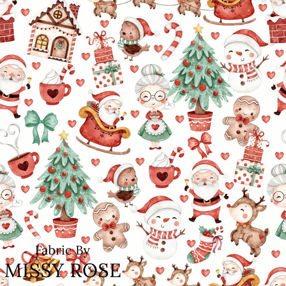 Christmas Design 163 Mrs Claus Fabric – Australian custom printed fabric pre-order | Fabric by Missy Rose