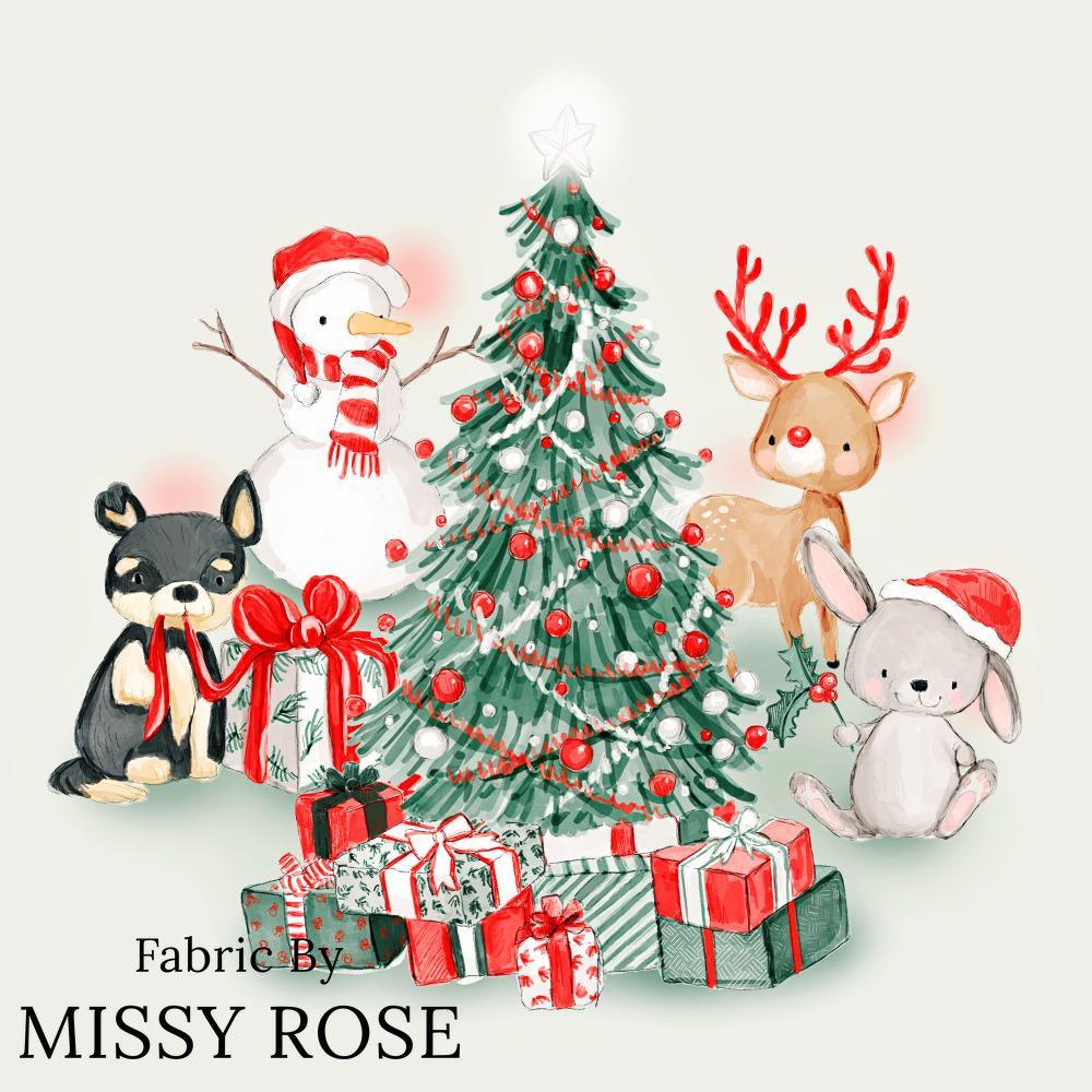 Christmas Design 166 Panel fabric – Australian custom printed fabric pre-order | Fabric by Missy Rose