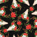 Christmas - Design 167 - Bull Skull Fabric