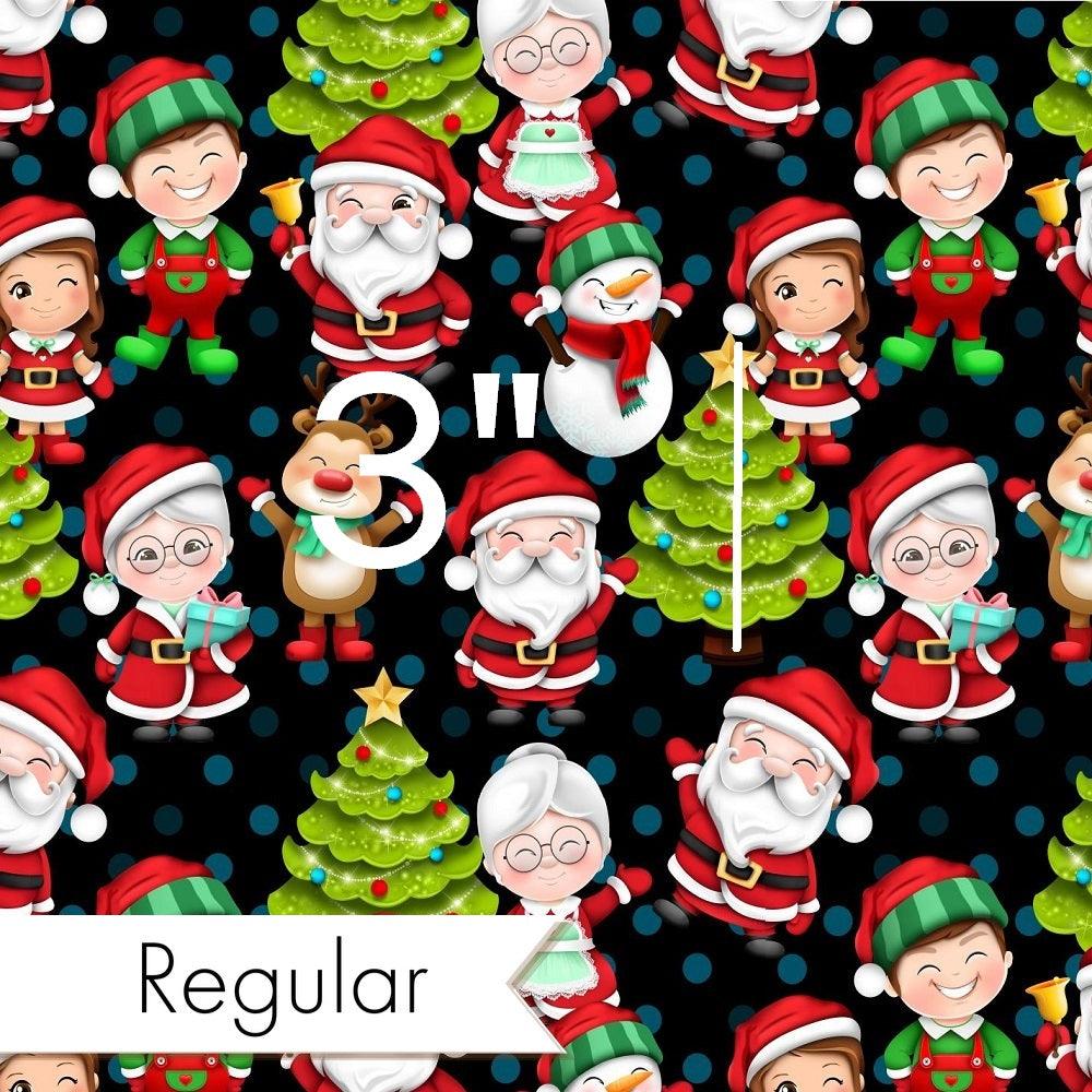 Christmas Design 169 Santa's Friends fabric – made-to-order custom fabric by the metre | Fabric by Missy Rose