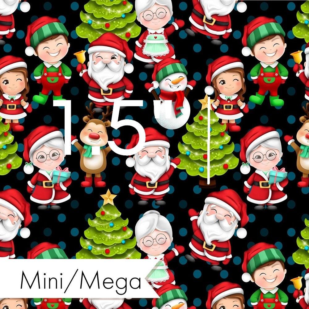 Christmas Design 169 Santa's Friends fabric – Australian custom printed fabric pre-order | Fabric by Missy Rose