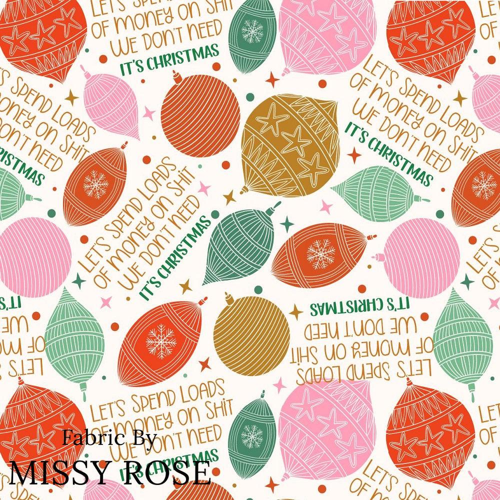 Christmas Design 171 Humour Fabric – Australian custom printed fabric pre-order | Fabric by Missy Rose