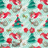 Christmas - Design 173 - Mermaid Fabric