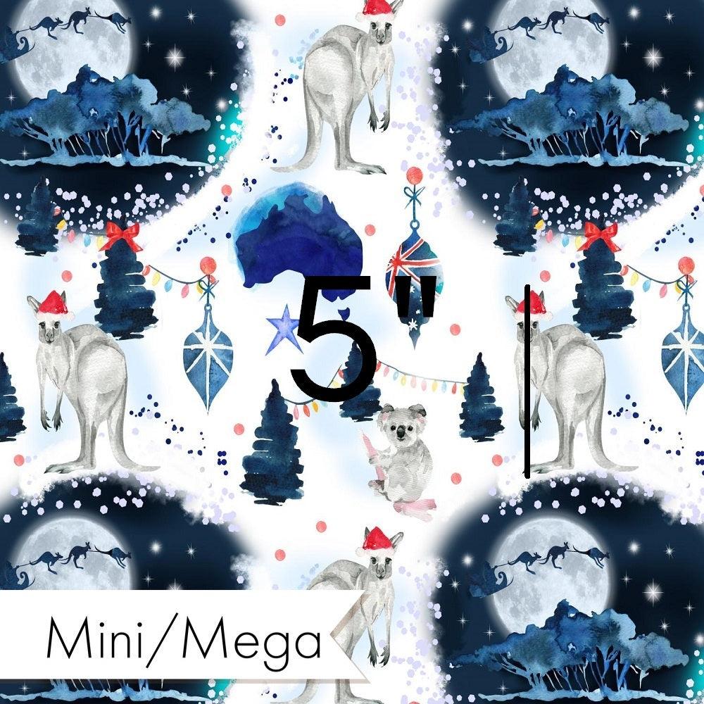Christmas Design 174 Australian Kangaroo Fabric – Australian custom printed fabric pre-order | Fabric by Missy Rose