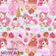 Christmas - Design 175 - Pink Unicorn Fabric