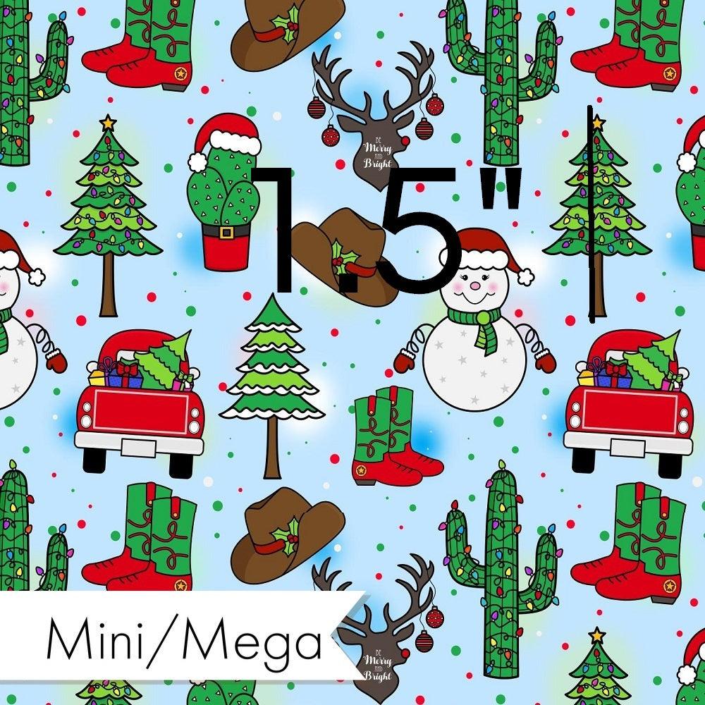 Christmas Design 178 Western Fabric – made-to-order custom fabric by the metre | Fabric by Missy Rose