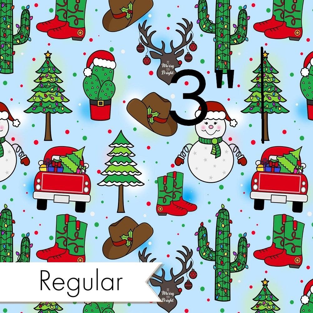 Christmas Design 178 Western Fabric – custom printed pre-order fabric Australia | Fabric by Missy Rose