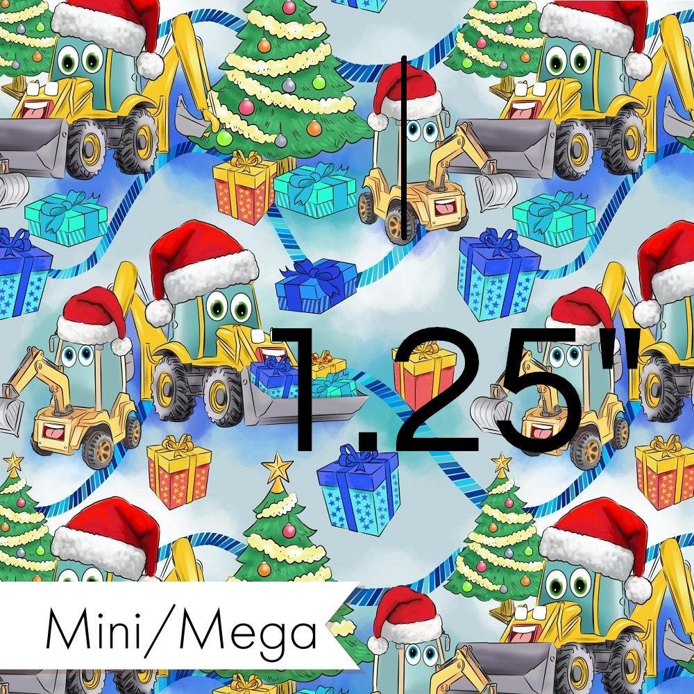 Christmas Design 179 Digger Fabric – Australian custom printed fabric pre-order | Fabric by Missy Rose