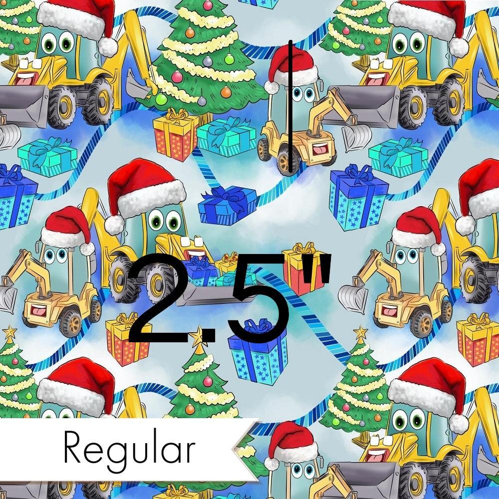 Christmas Design 179 Digger Fabric – made-to-order custom fabric by the metre | Fabric by Missy Rose