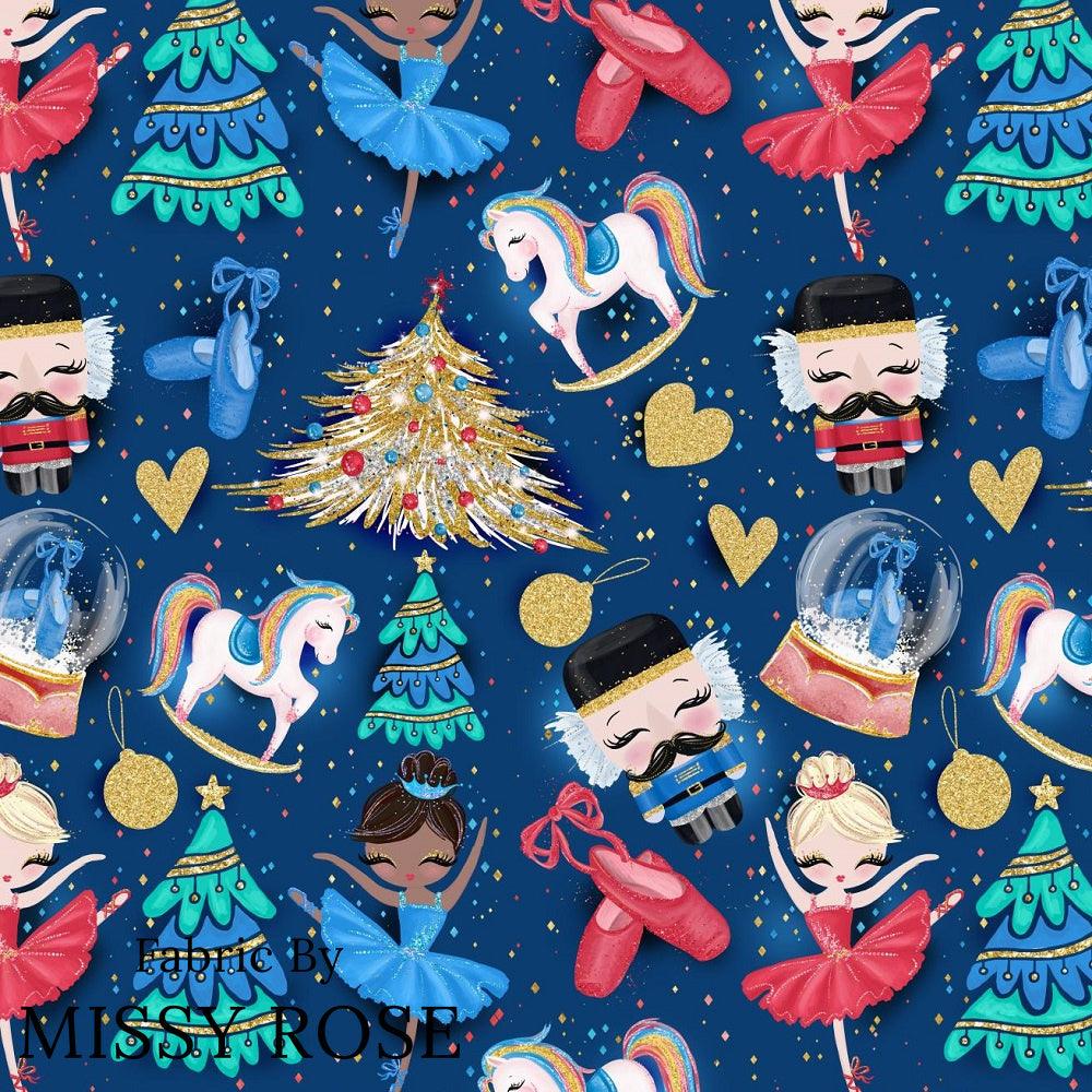 Christmas Design 180 Nutcracker Fabric – Australian custom printed fabric pre-order | Fabric by Missy Rose