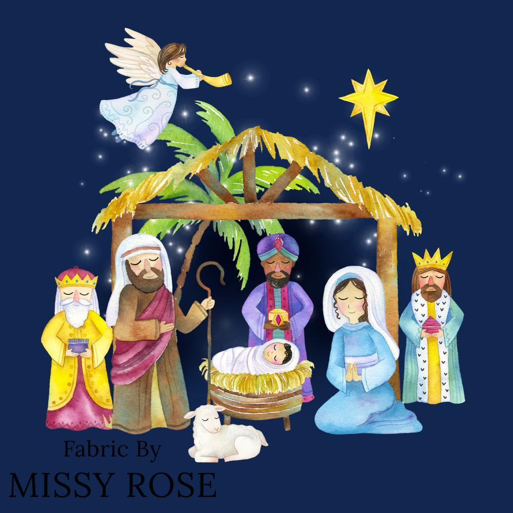 Christmas Design 181 Panel fabric – made-to-order custom fabric by the metre | Fabric by Missy Rose