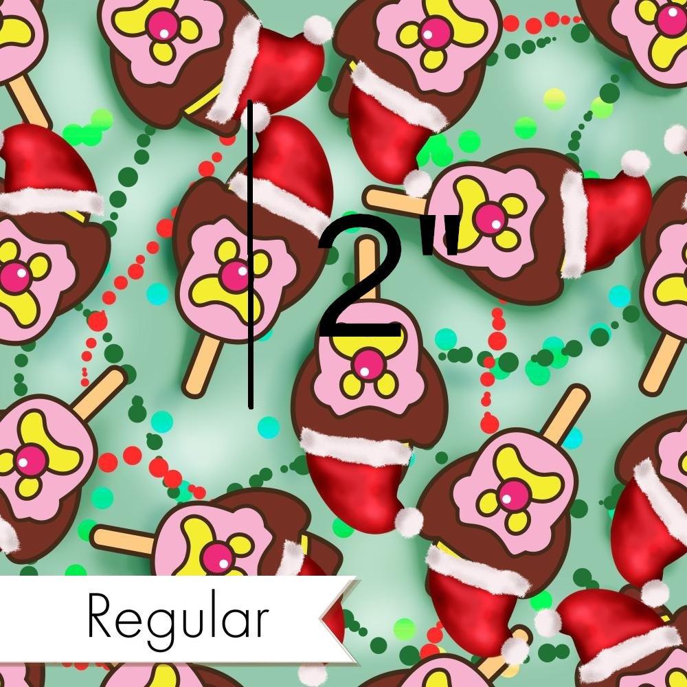 Christmas Design 182 Ice Cream Fabric – custom printed pre-order fabric Australia | Fabric by Missy Rose