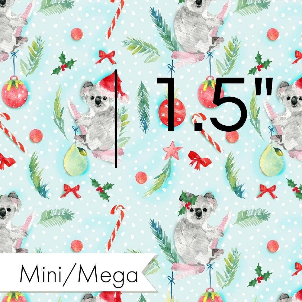 Christmas Design 185 Koala Fabric – premium custom printed fabric for sewing | Fabric by Missy Rose