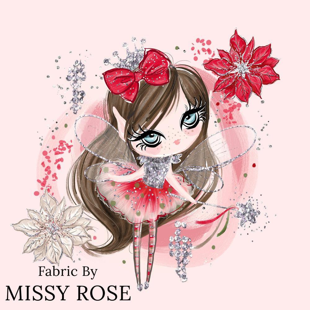 Christmas Design 187 Panel fabric – premium custom printed fabric for sewing | Fabric by Missy Rose