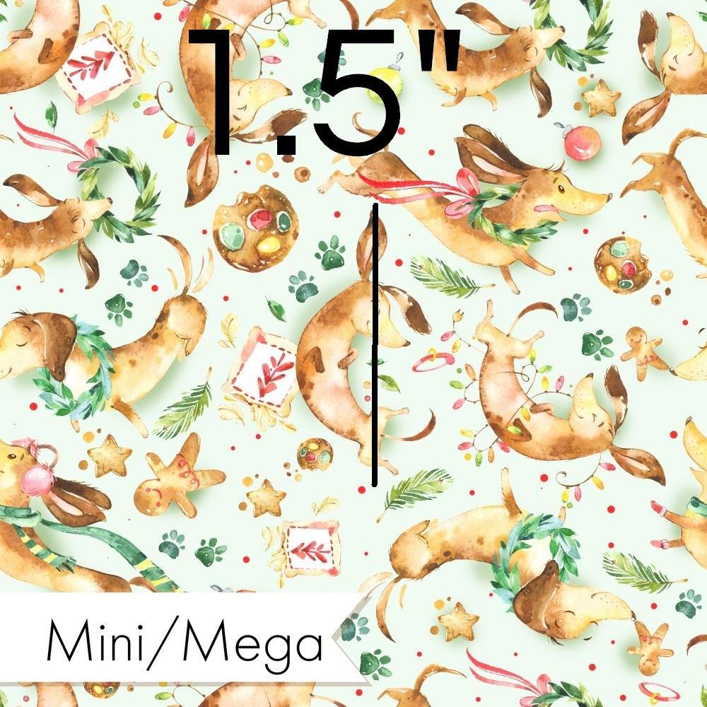 Christmas Design 188 Sausage Dog Fabric – made-to-order custom fabric by the metre | Fabric by Missy Rose
