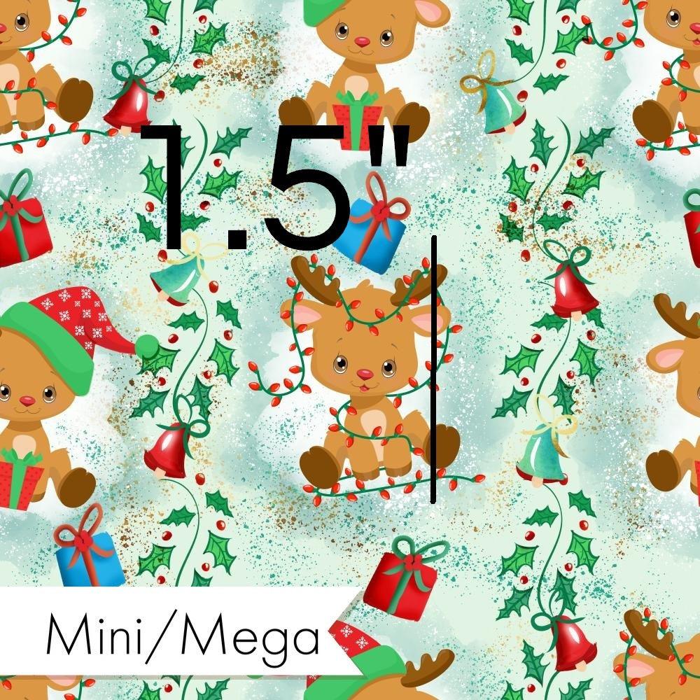 Christmas Design 189 Reindeer Fabric – premium custom printed fabric for sewing | Fabric by Missy Rose