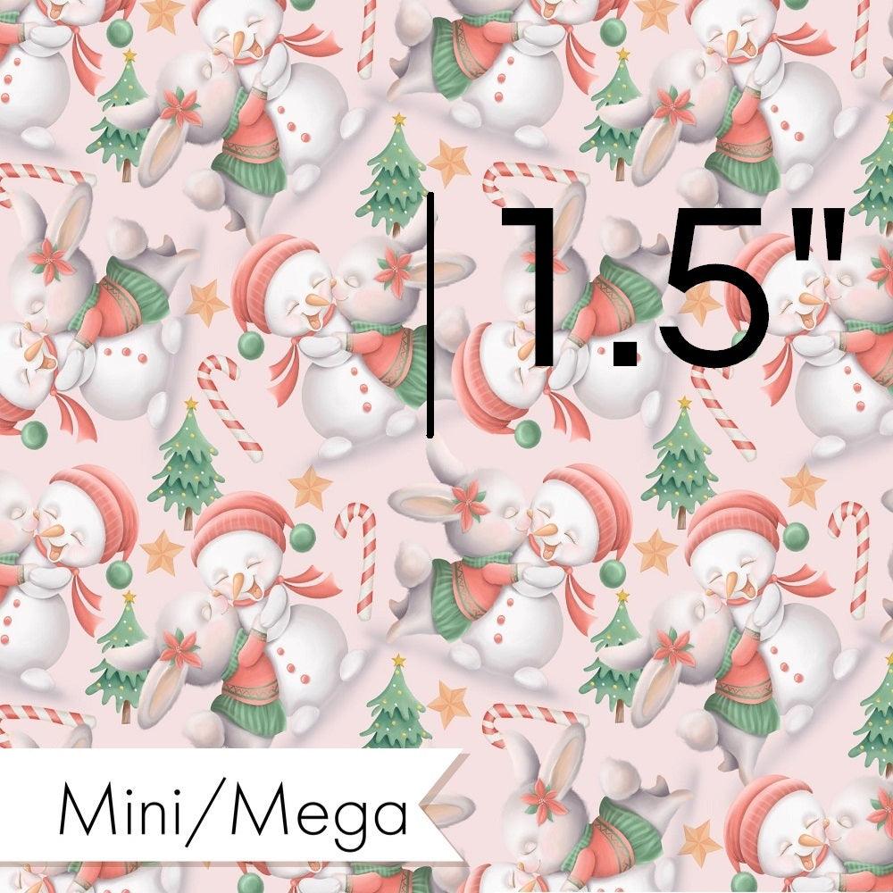 Christmas Design 19 Snow Person Fabric – Australian custom printed fabric pre-order | Fabric by Missy Rose
