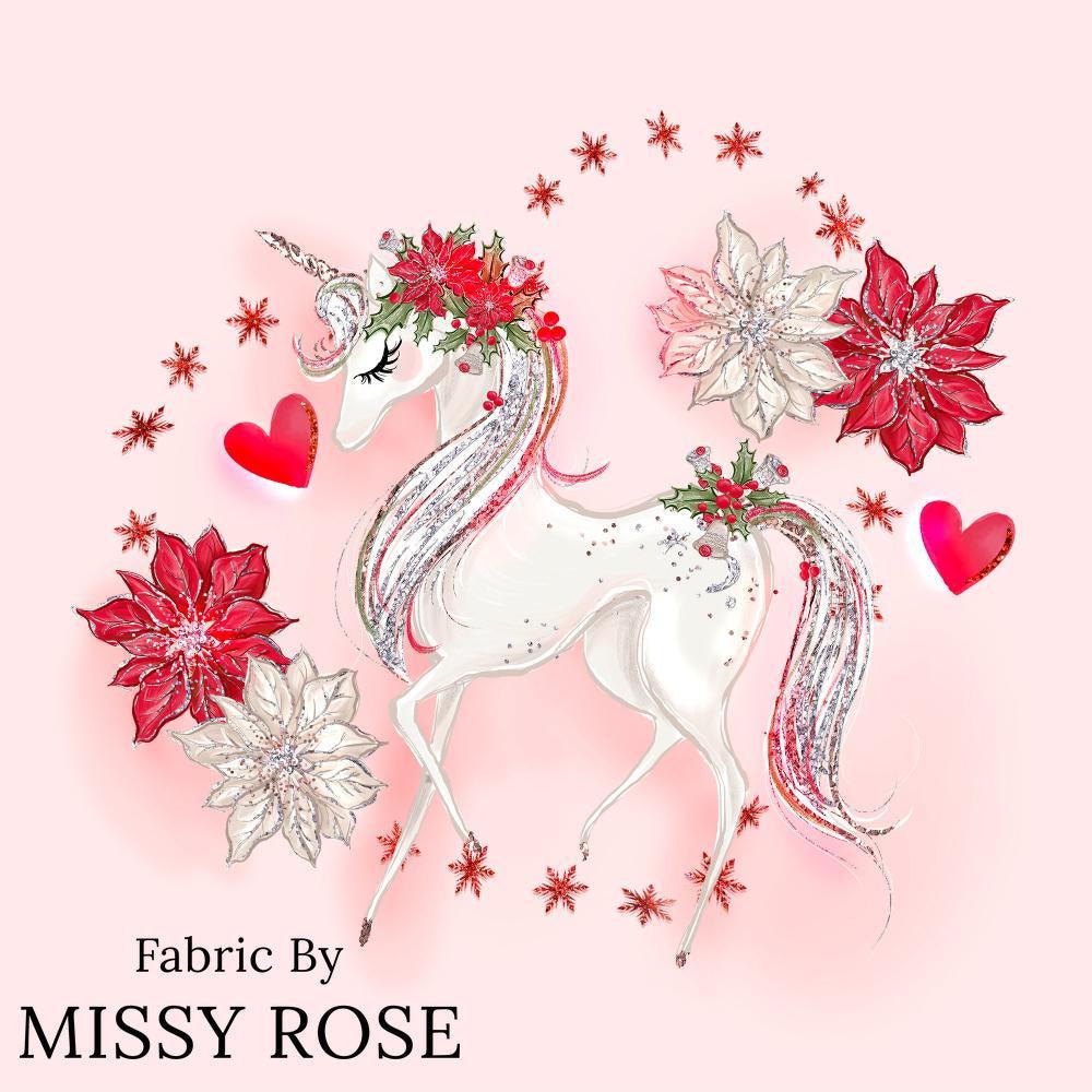 Christmas Design 191 Panel fabric – custom printed pre-order fabric Australia | Fabric by Missy Rose