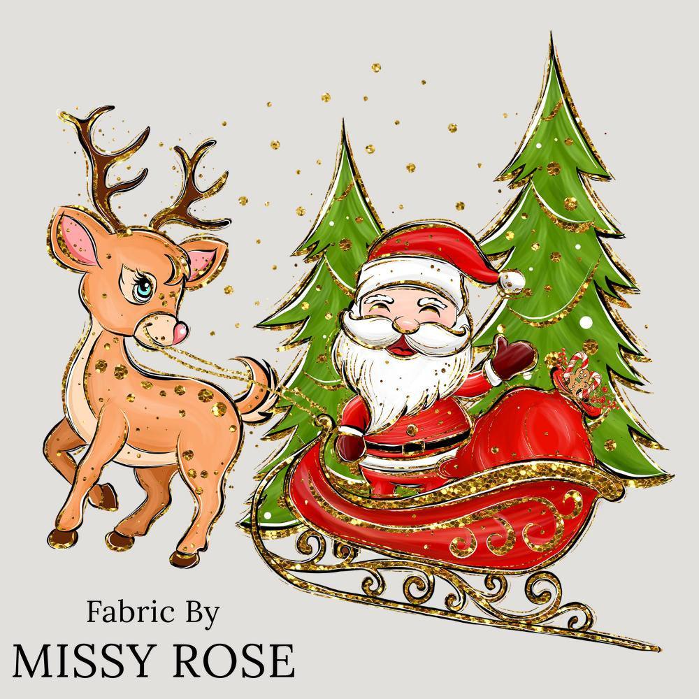 Christmas Design 193 Panel fabric – pre-order designer fabric Australia | Fabric by Missy Rose