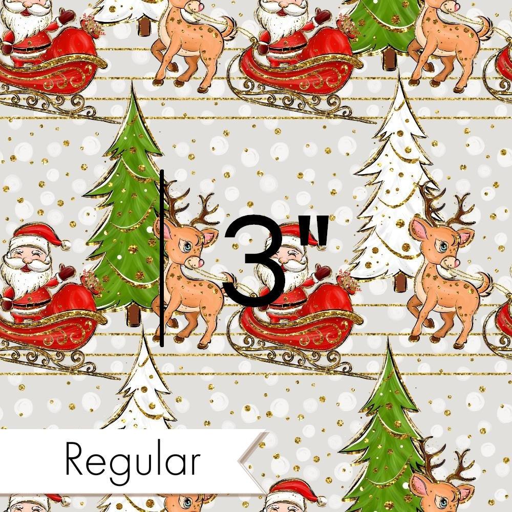 Christmas Design 193 Sleigh Fabric – custom printed pre-order fabric Australia | Fabric by Missy Rose