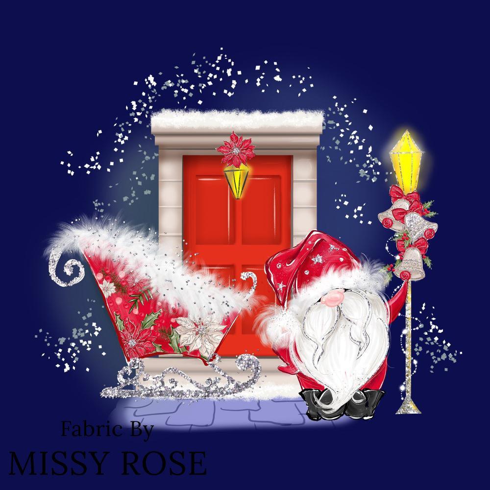 Christmas Design 194 Panel fabric – made-to-order custom fabric by the metre | Fabric by Missy Rose