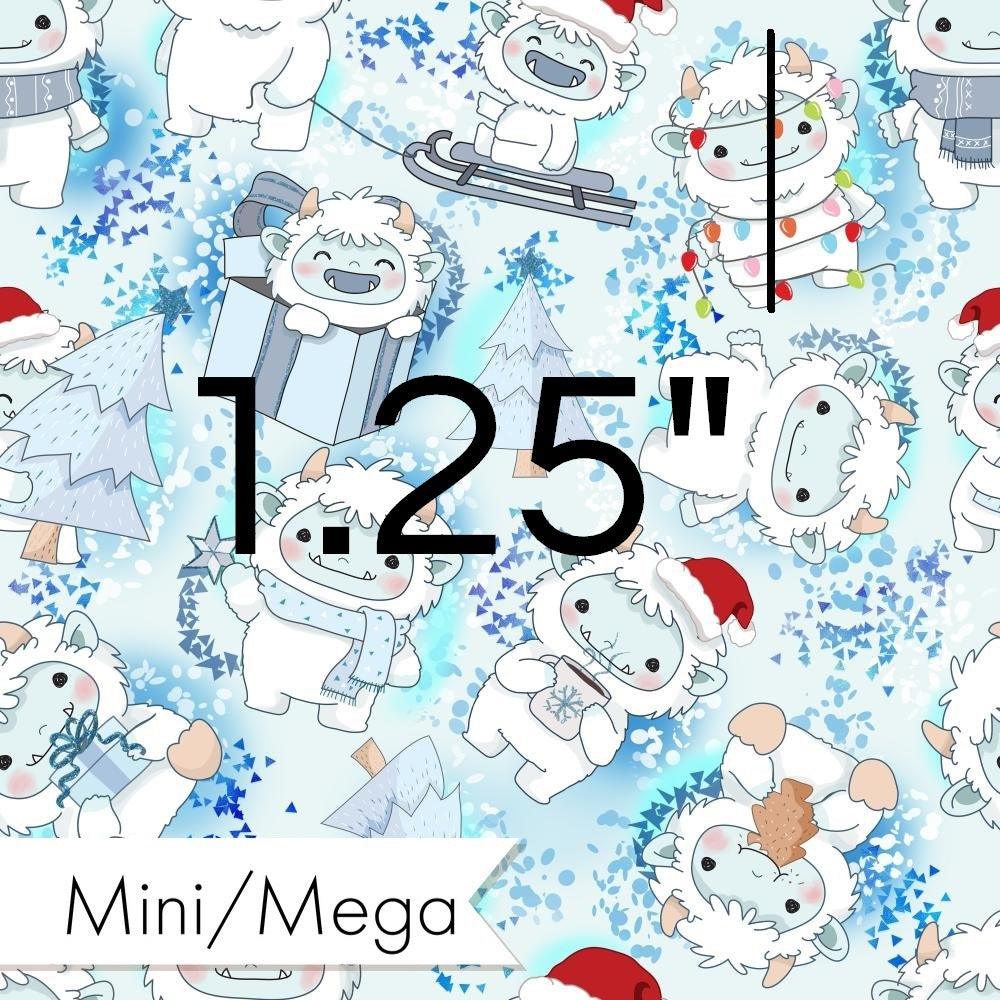 Christmas Design 195 Yeti Fabric – premium custom printed fabric for sewing | Fabric by Missy Rose