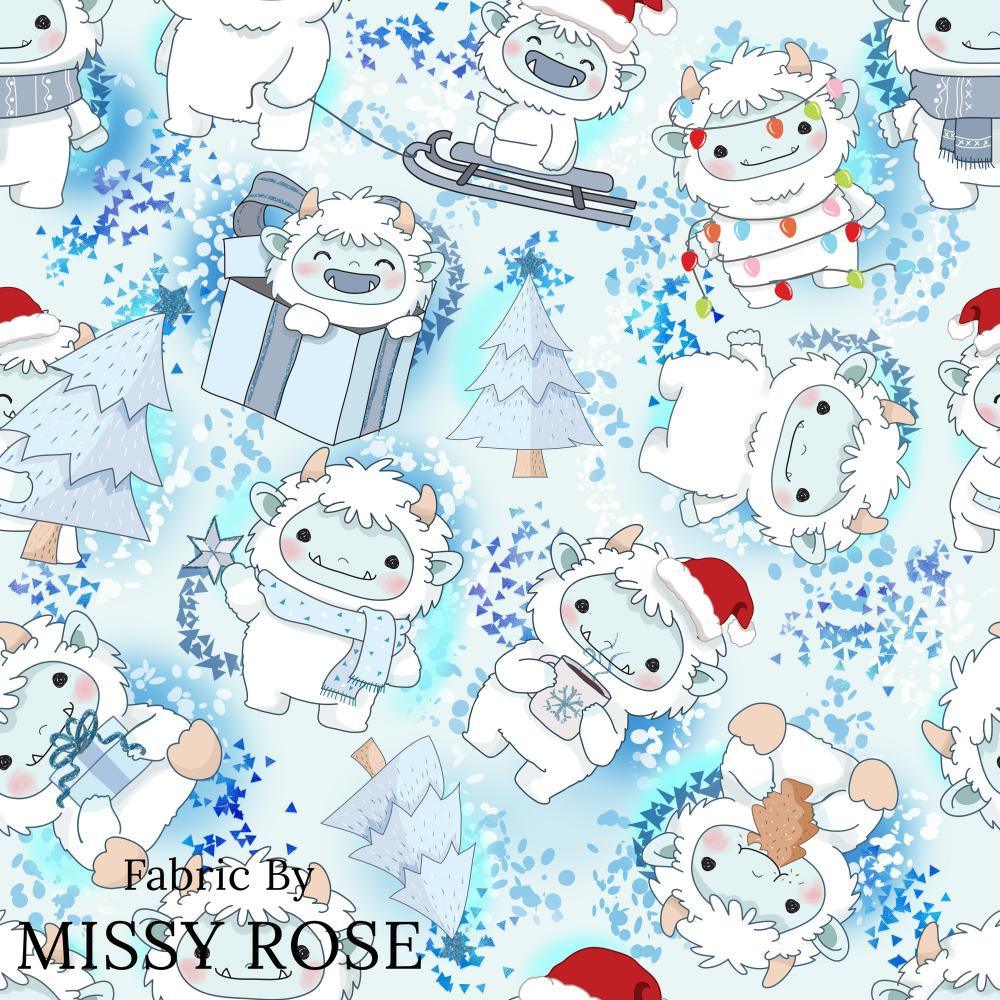 Christmas Design 195 Yeti Fabric – made-to-order custom fabric by the metre | Fabric by Missy Rose