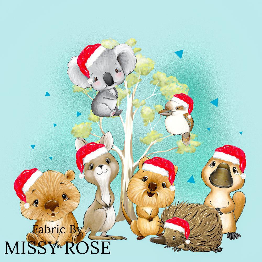 Christmas Design 20 Panel Fabric – Australian custom printed fabric pre-order | Fabric by Missy Rose