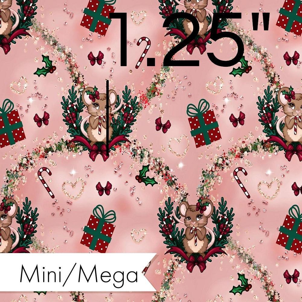 Christmas Design 200 Mouse Fabric – pre-order designer fabric Australia | Fabric by Missy Rose