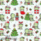 Christmas - Design 203 - Dragon Fabric