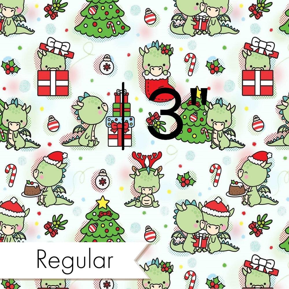 Christmas Design 203 Dragon Fabric – pre-order designer fabric Australia | Fabric by Missy Rose