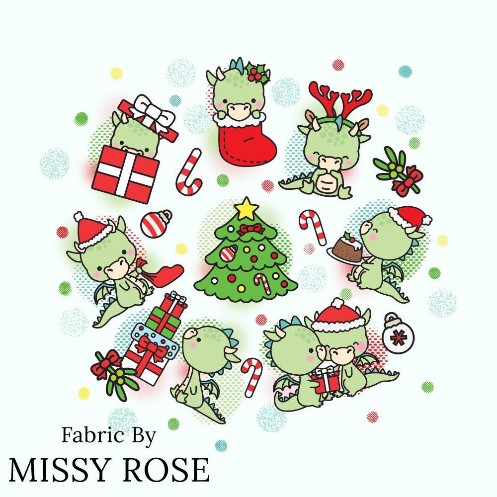 Christmas Design 203 Panel fabric – pre-order designer fabric Australia | Fabric by Missy Rose