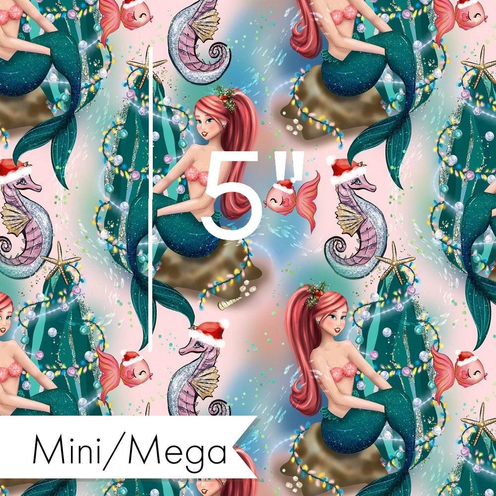 Christmas Design 206 Ariel Mermaid Fabric – pre-order designer fabric Australia | Fabric by Missy Rose