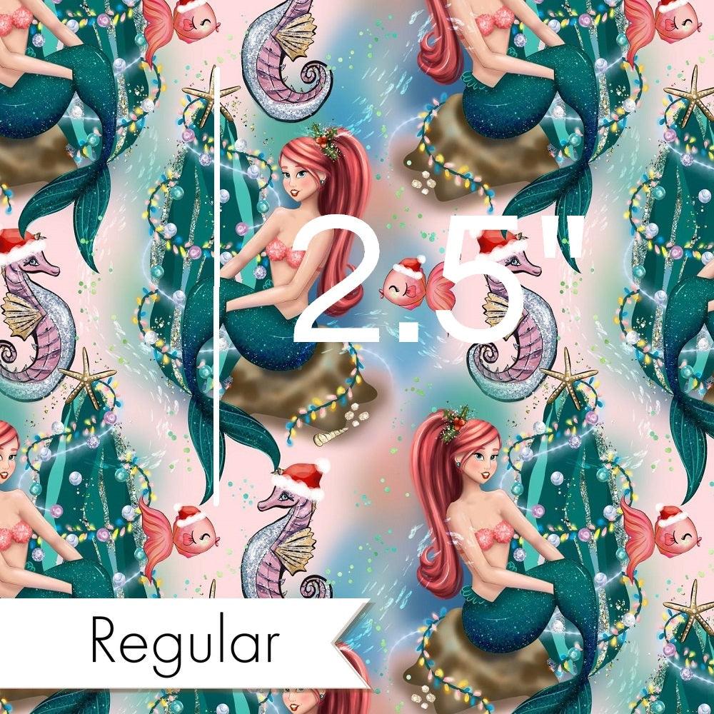 Christmas Design 206 Ariel Mermaid Fabric – premium custom printed fabric for sewing | Fabric by Missy Rose