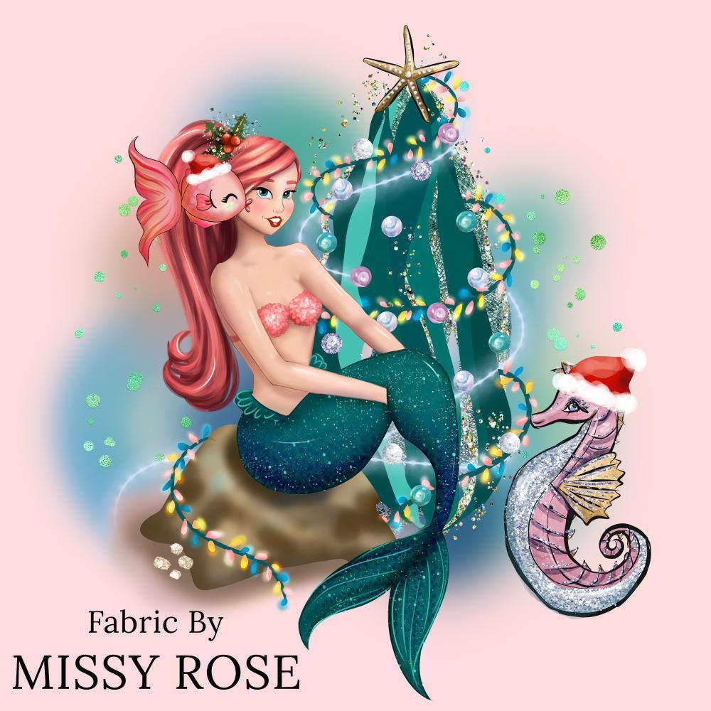Christmas Design 206 Panel fabric – Australian custom printed fabric pre-order | Fabric by Missy Rose