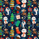 Christmas - Design 207 - Cute Animals Fabric